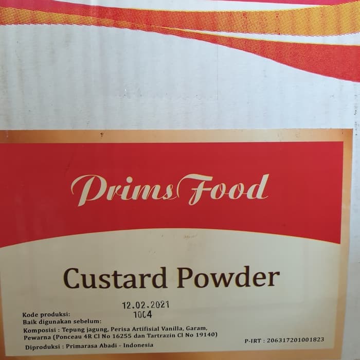PRIMSFOOD Custard 1kg 2