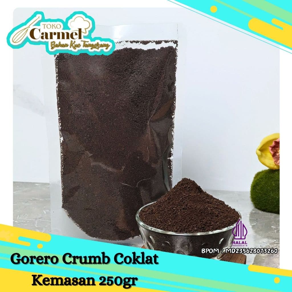 Gorero Biskuit Crumb 250gr - Strawberi