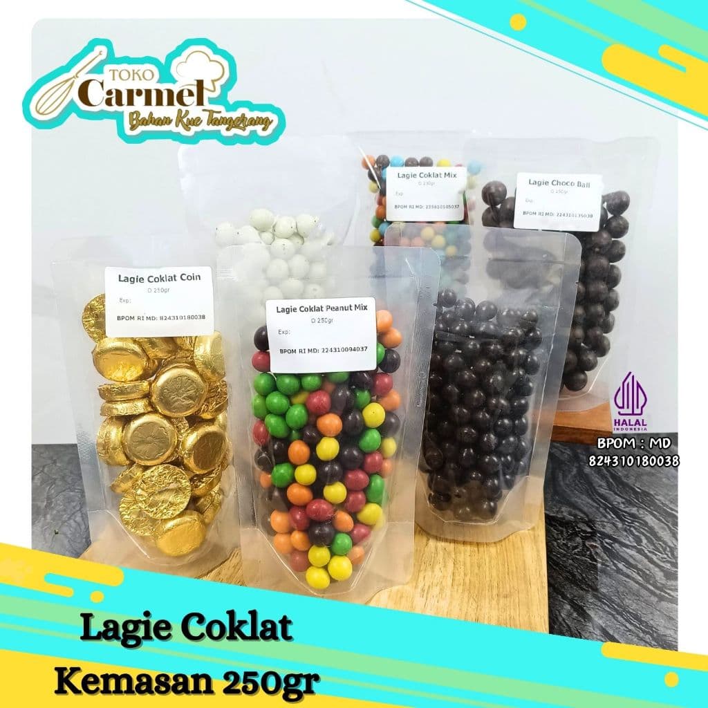 Lagie Coklat 250gr - Feby Coklat (Kacang)