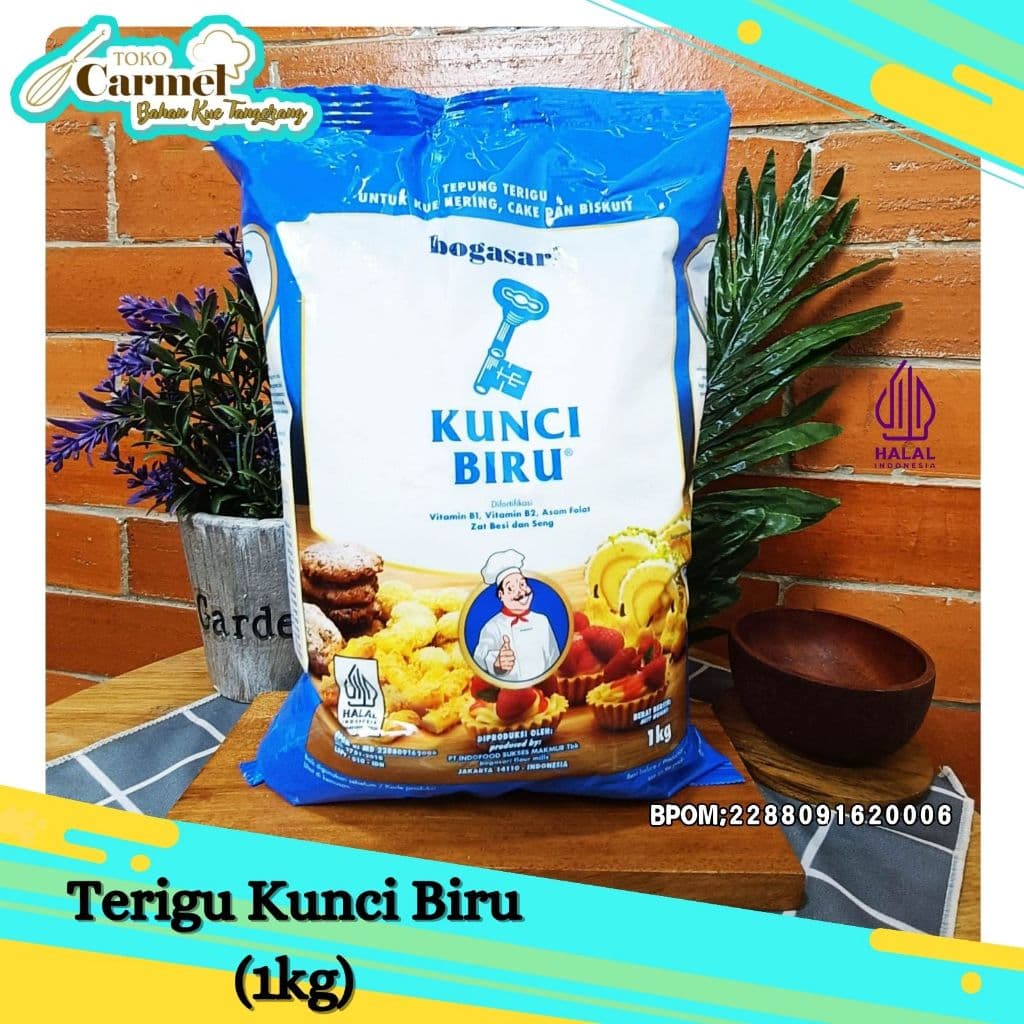 Terigu Kunci Biru Premium 1kg