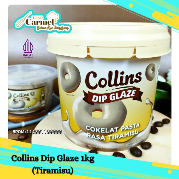 COLLINS Glaze 1kg - Coklat