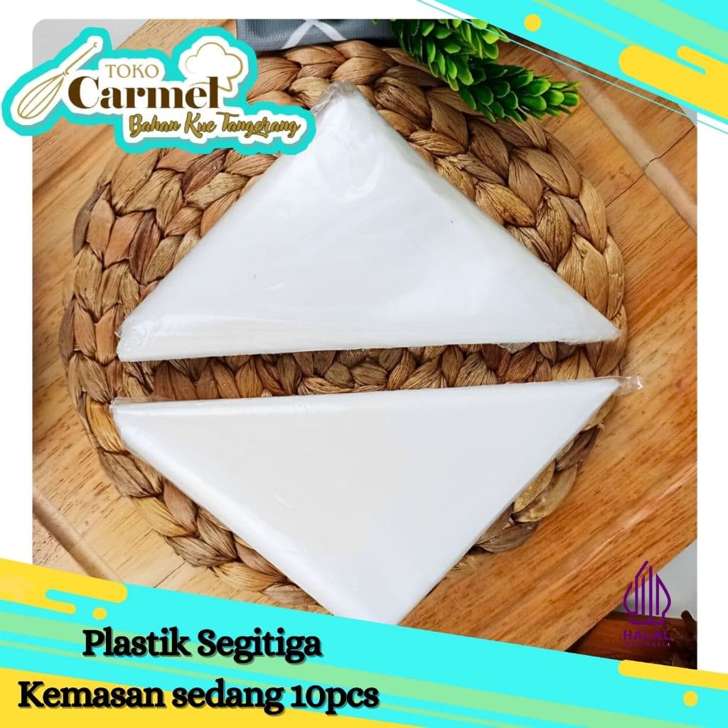 Plastik Segitiga (S) - 10pcs 2