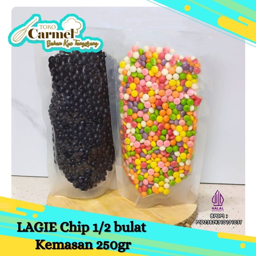 Lagie Coklat Chip 250gr - Coklat