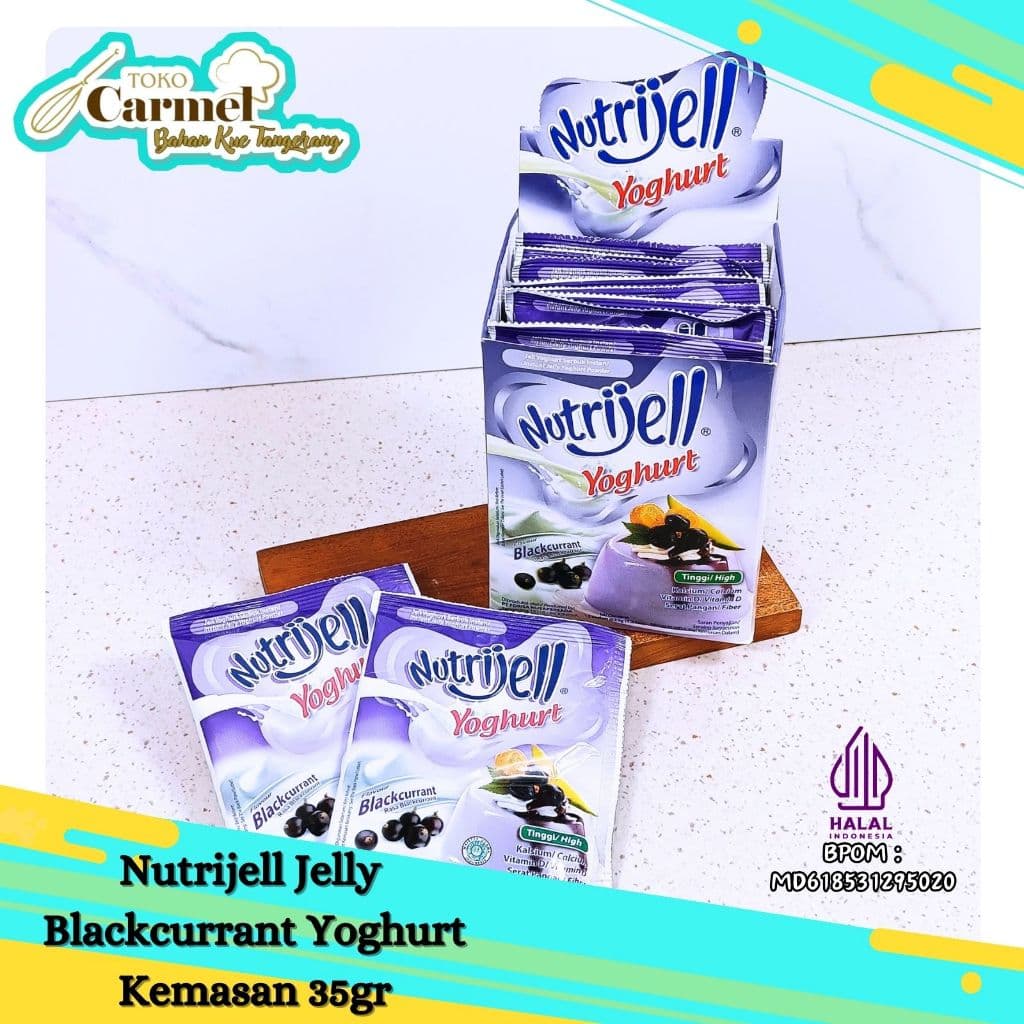 Nutrijel Yoghurt 12x35gr [BOX] - Blackberi