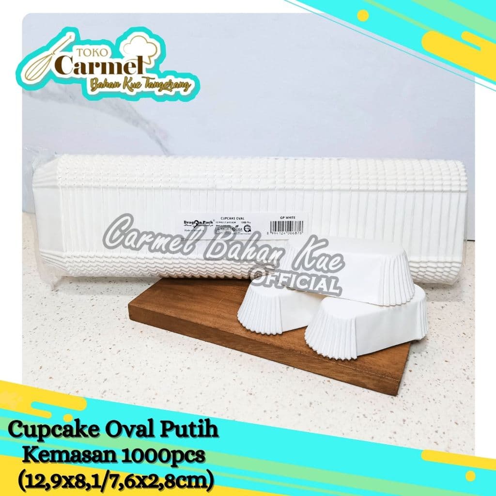 Cake Cases Oval (S) 1000pcs 2