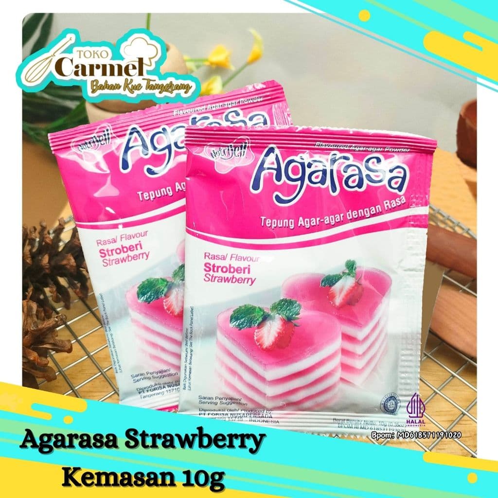 Nutrijel AGARASA 10gr - Strawberi 3