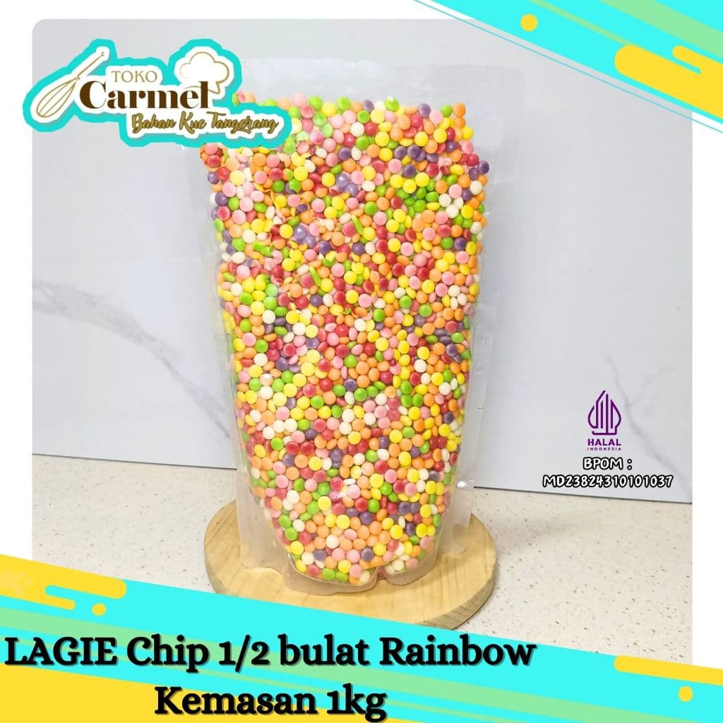 Lagie Coklat Chip 1kg - Rainbow 3