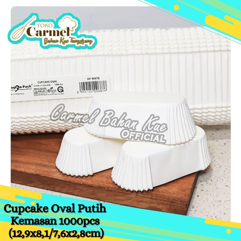 Cake Cases Oval (S) 1000pcs