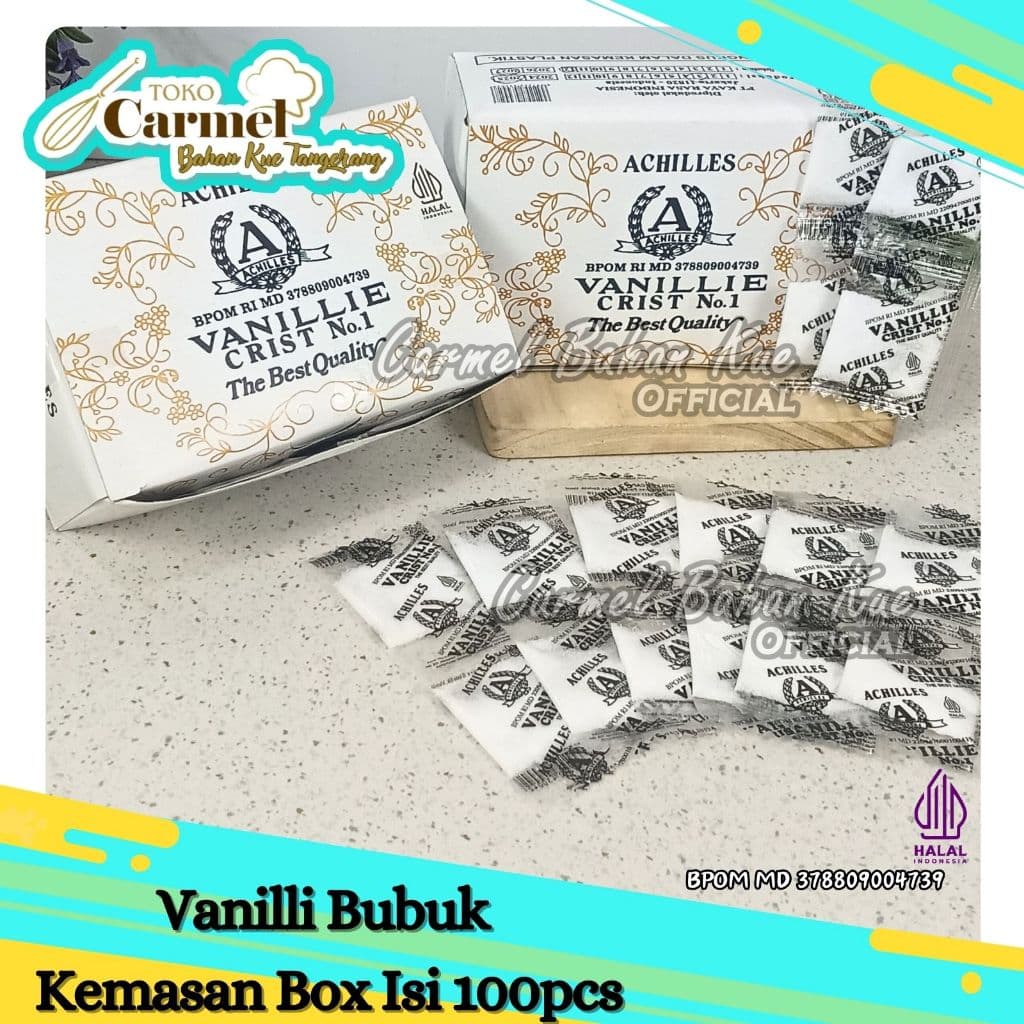 Vanili Bubuk ACHILES - BOX (100sachet)