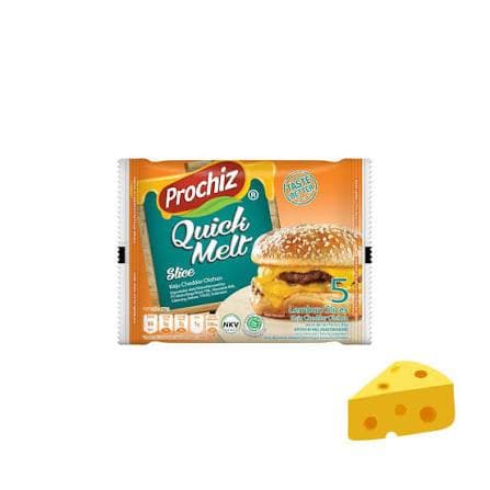 PROCHIZ Keju Slice Quickmelt Cheddar 5s 85 Gr