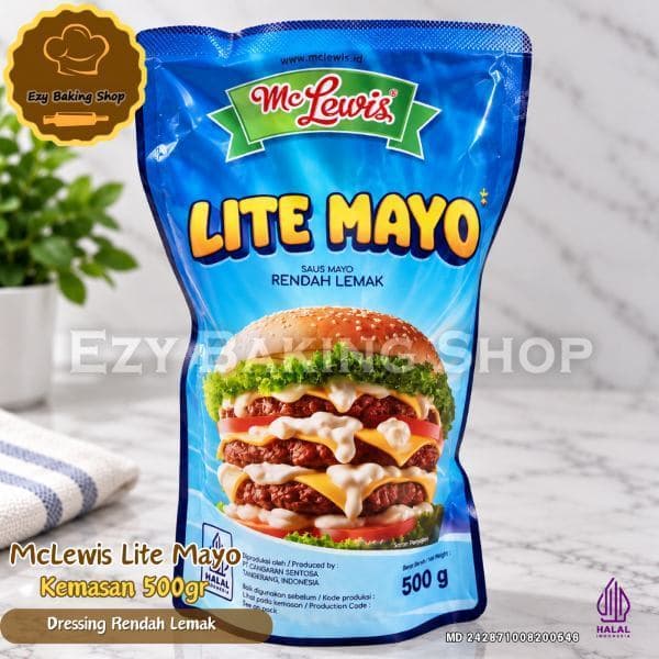 Mc Lewis Lite Mayo 500gr - Mayonaise Rendah Lemak Halal