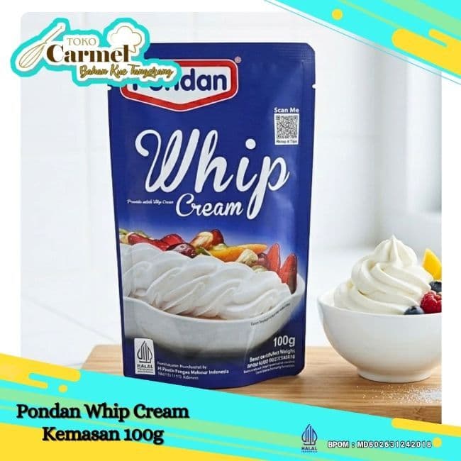 Pondan Whip Cream 100g
