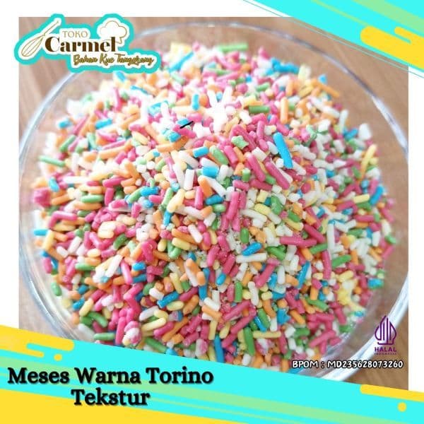 Meses Lagie Torino Warna Warni 250gr
