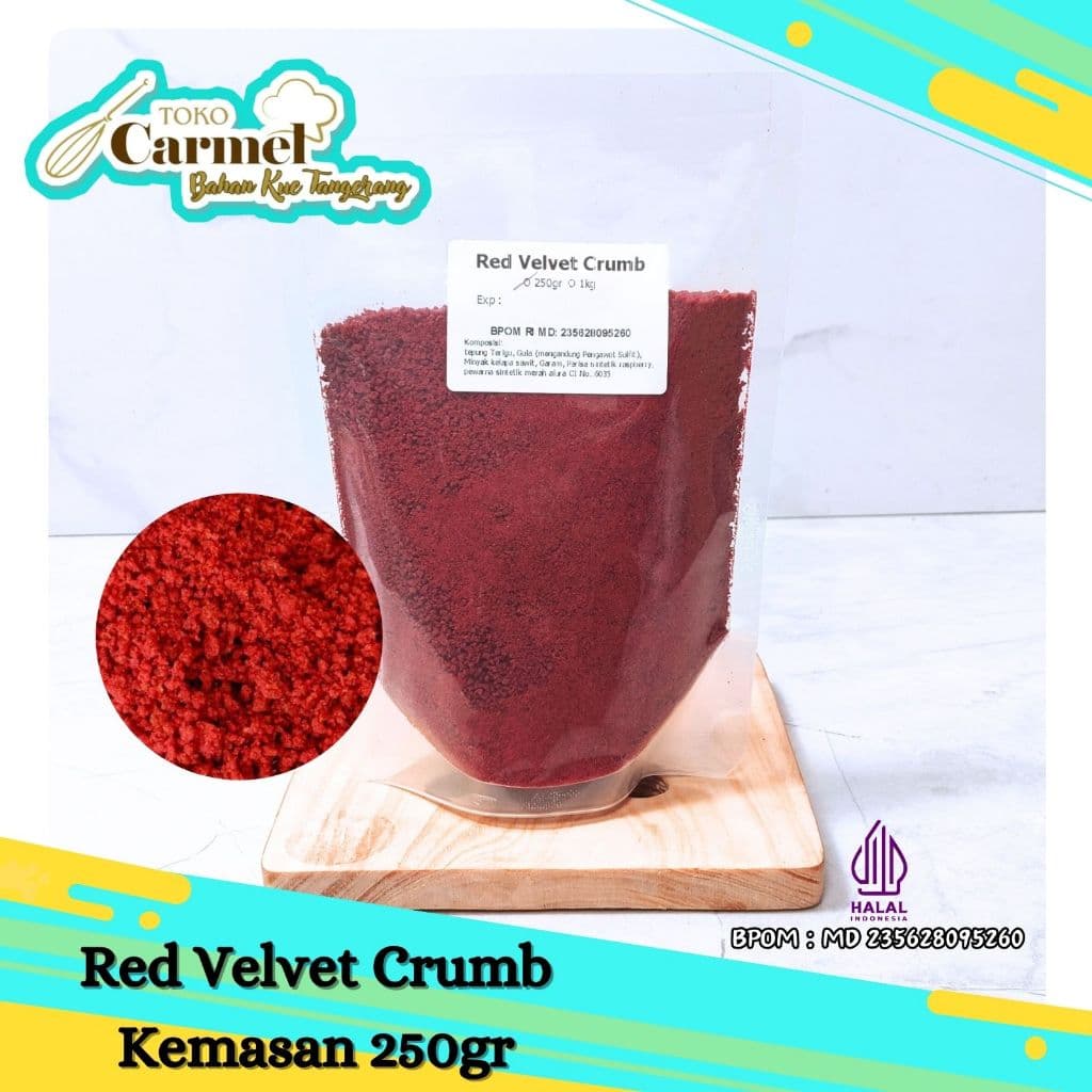 Gorero Biskuit Crumb 250gr - Red Velvet (MS)