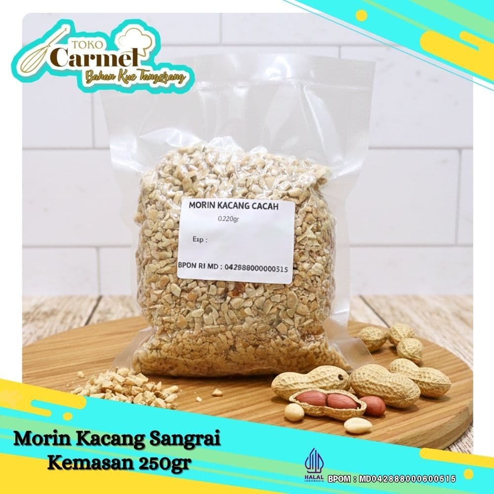 MORIN Kacang Sangrai Cacah 250gr