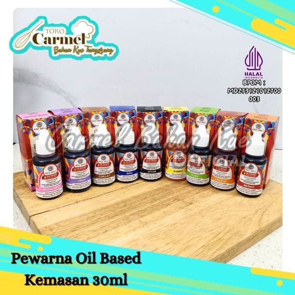 Red Bell Pewarna Oil Base - Coklat