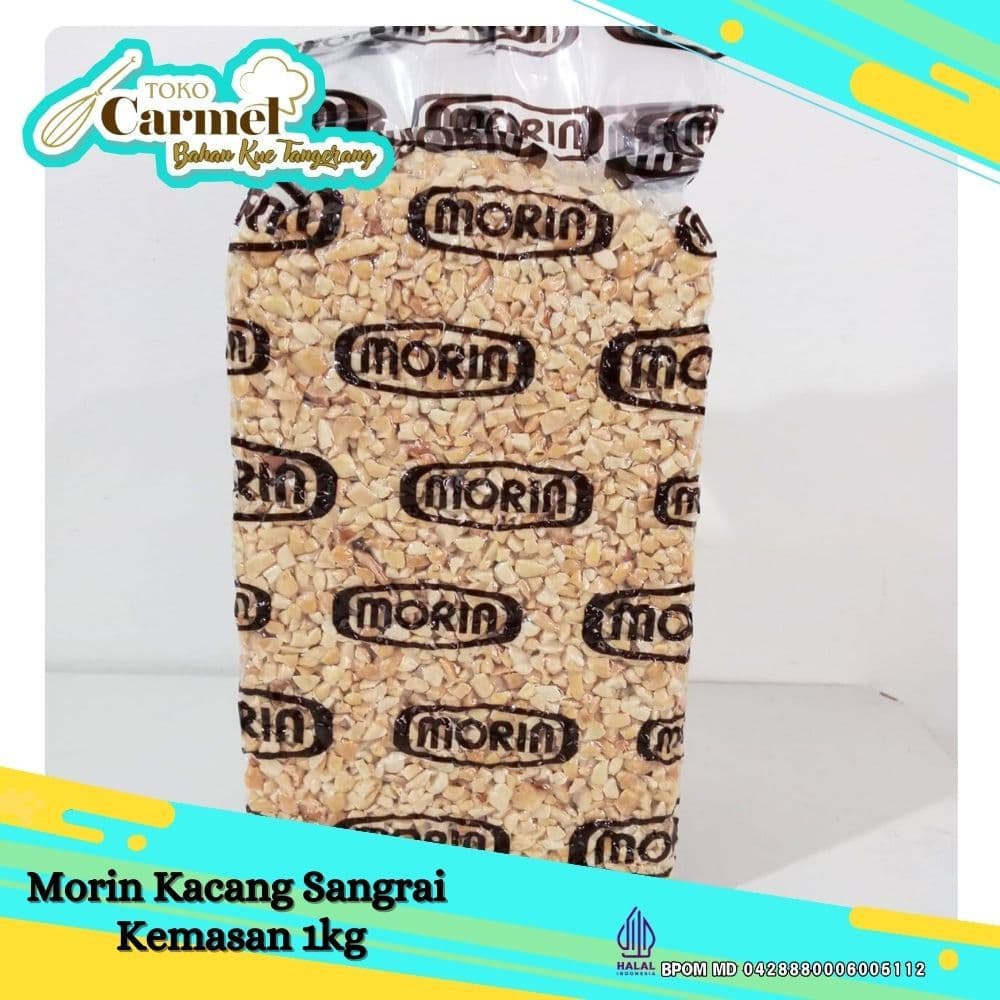 MORIN Kacang Sangrai Cacah 1kg 2