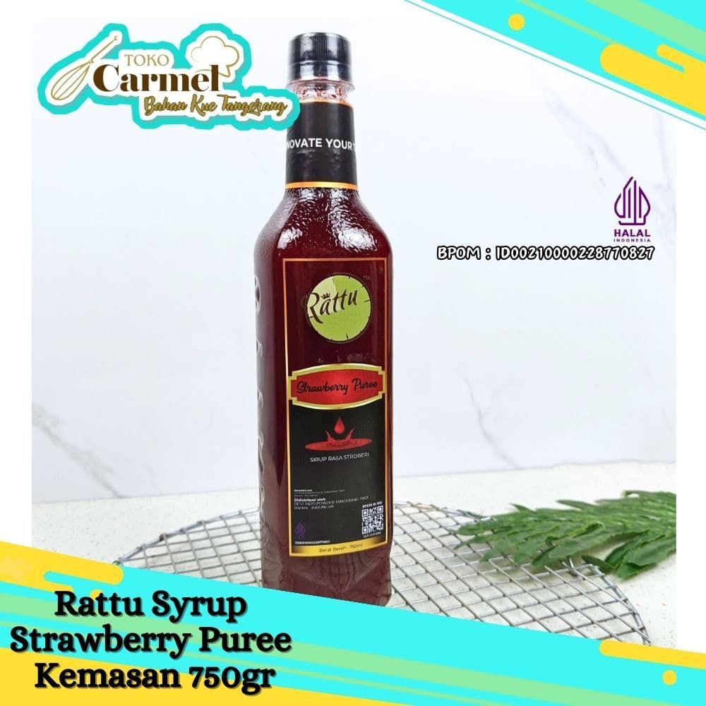 RATTU Sirup 750ml - Salted Caramel 4
