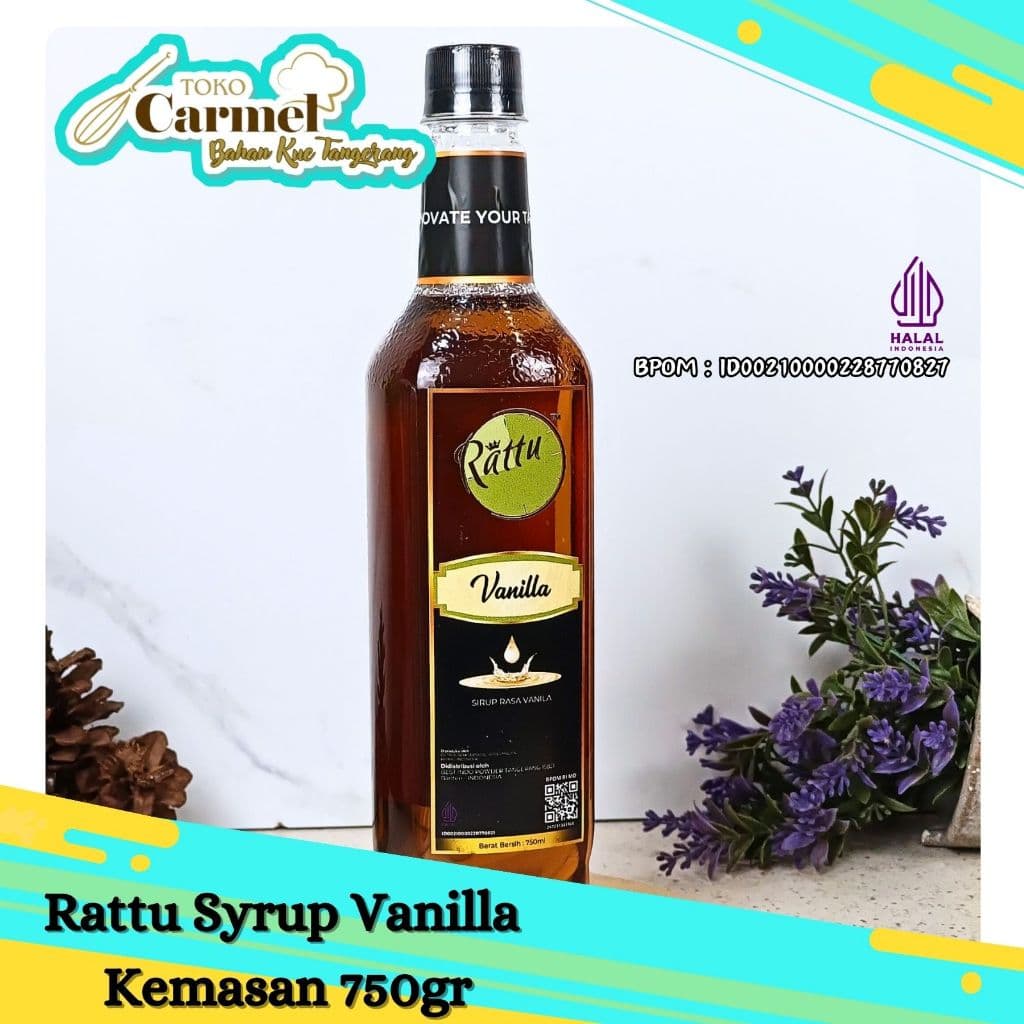 RATTU Sirup 750ml - Salted Caramel 8
