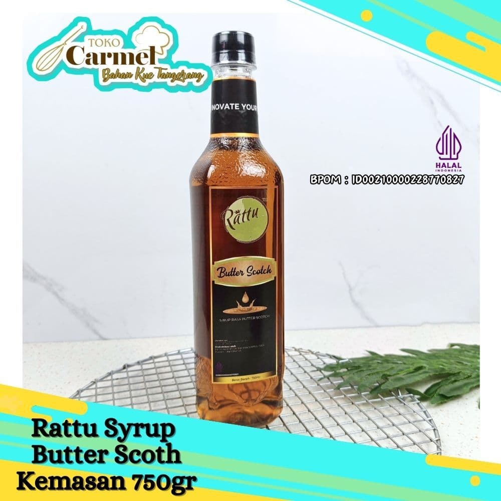 RATTU Sirup 750ml - Salted Caramel 2