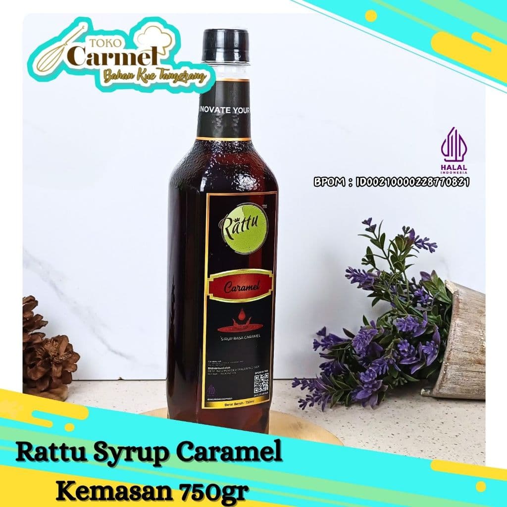 RATTU Sirup 750ml - Salted Caramel 5