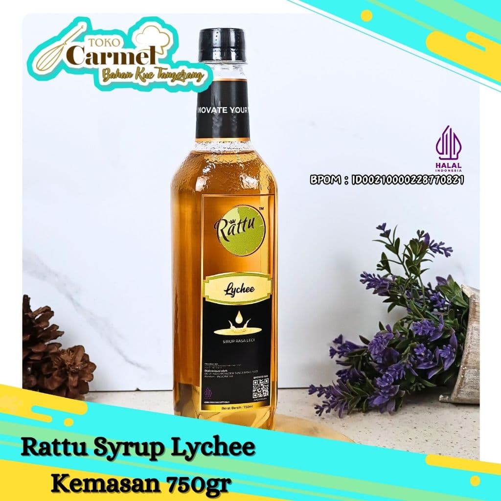 RATTU Sirup 750ml - Salted Caramel 6