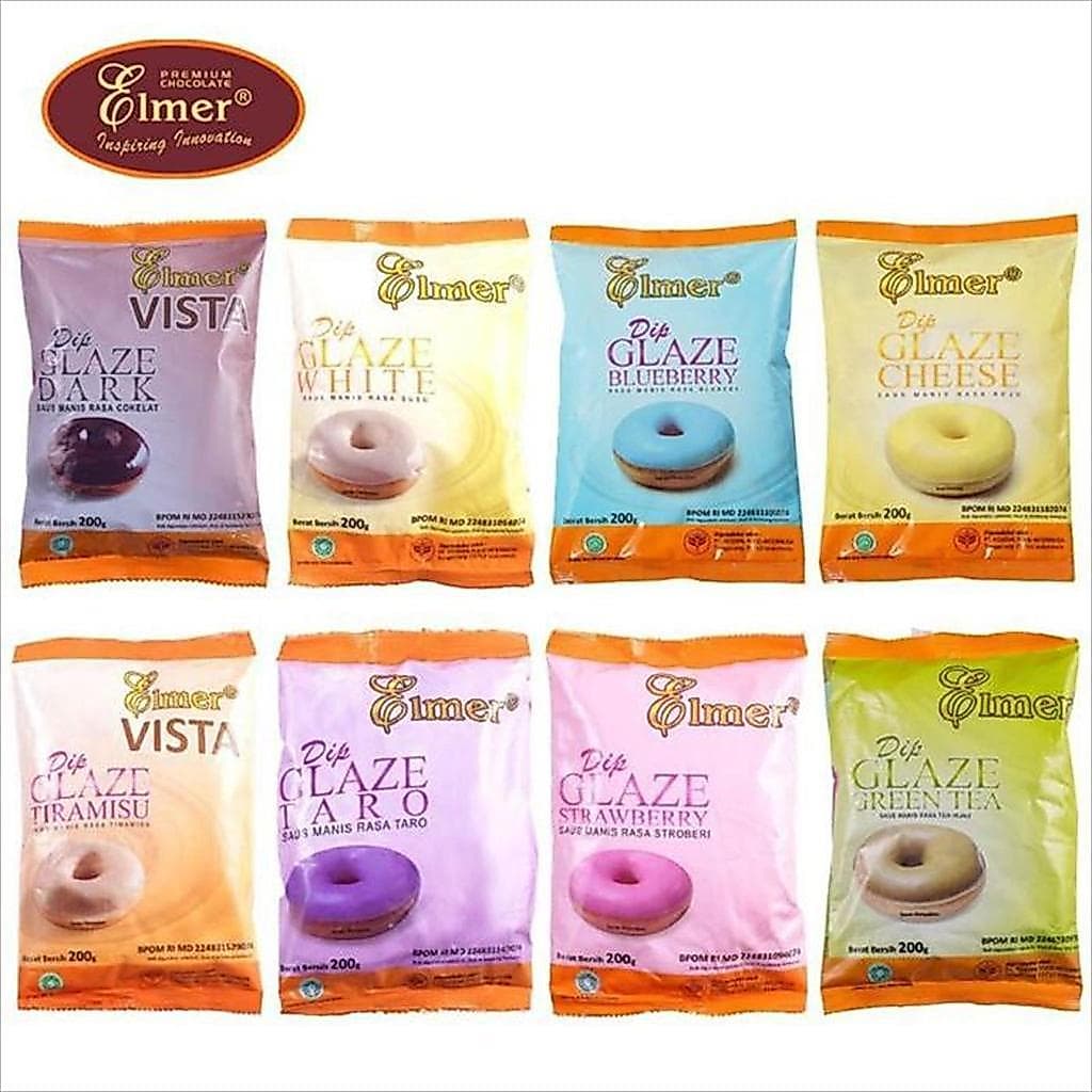 ELMER Dip Glaze 200gr - Blueberi 4