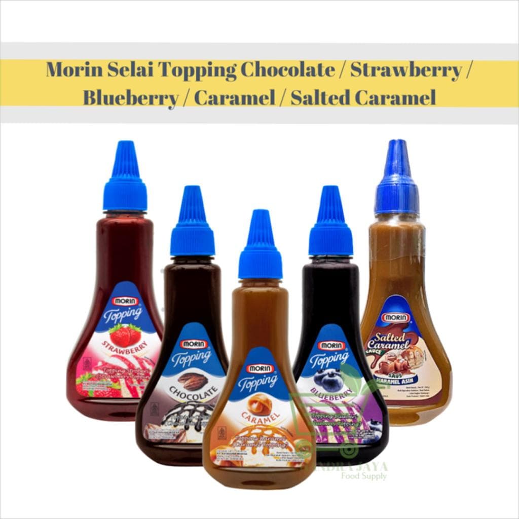 MORIN Topping Sauce 300gr - Blueberi