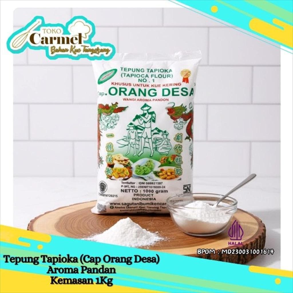 Tapioka Sagu Tani PANDAN 1kg 'Cap Orang Desa'