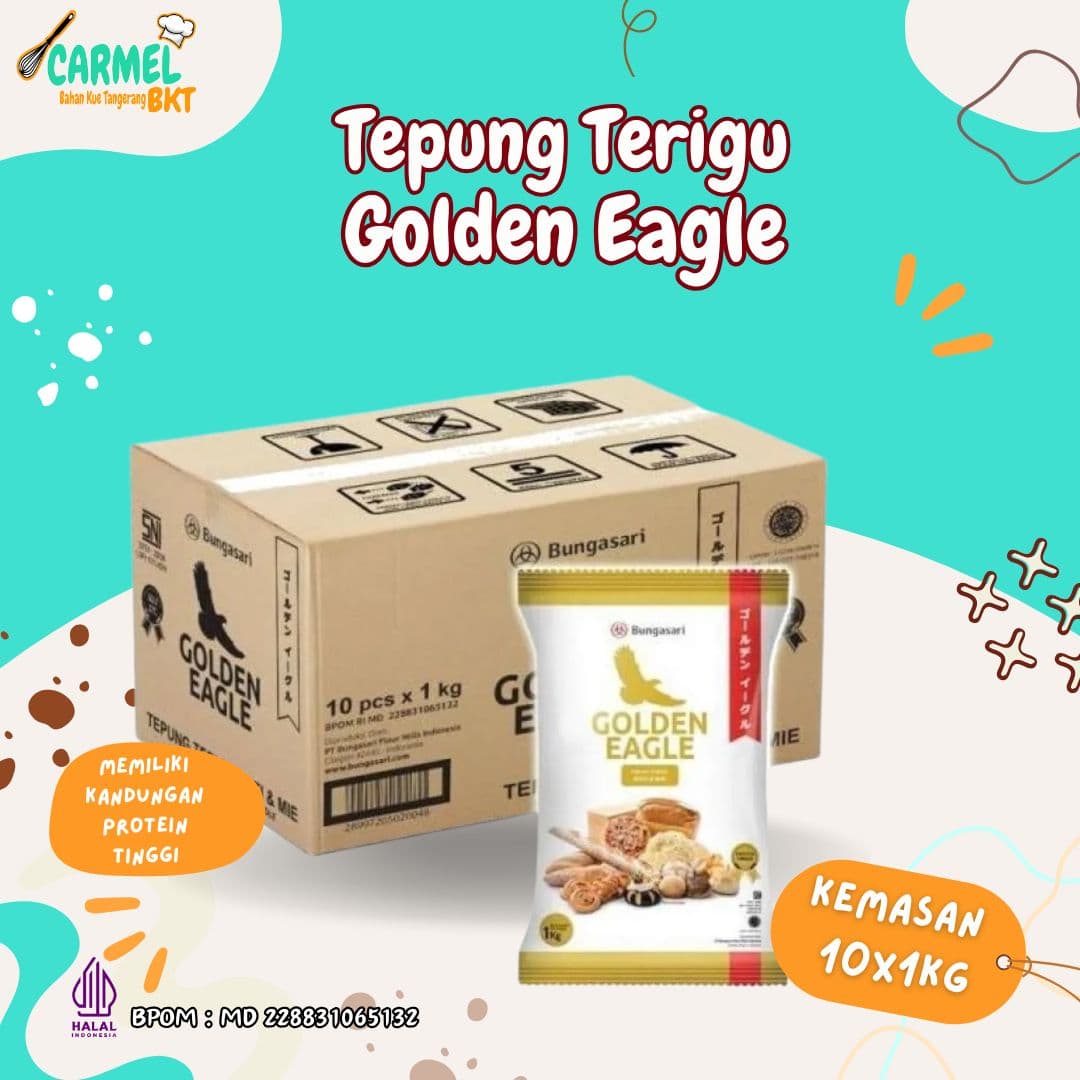 Terigu Golden Eagle 1kg - CRT (1x10kg)