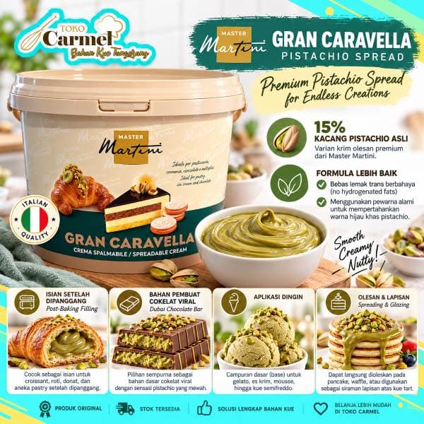 Pistachio Paste - Gran Caravella 5kg