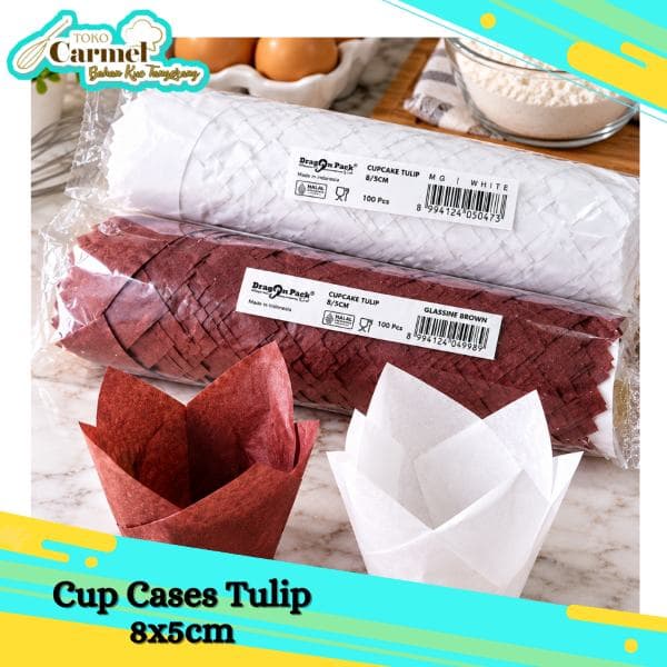 Cup Case Tulip 8x5cm White